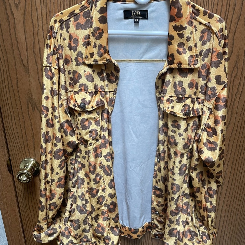 L&B Leopard Print Shacket
